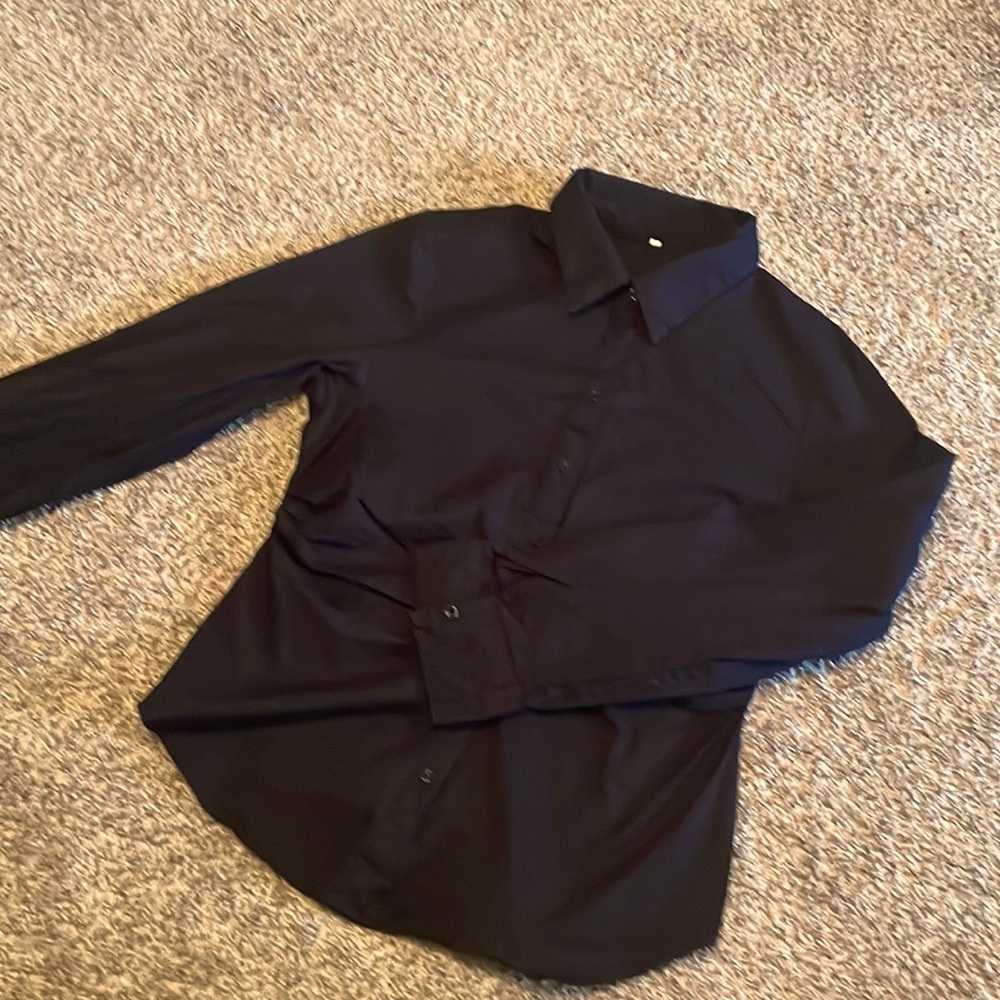 Black long sleeved button up